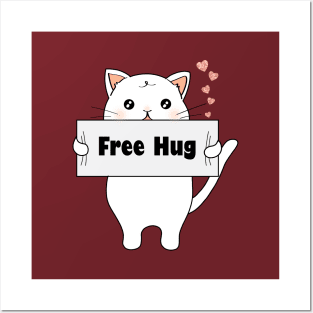 Free Hug Posters and Art